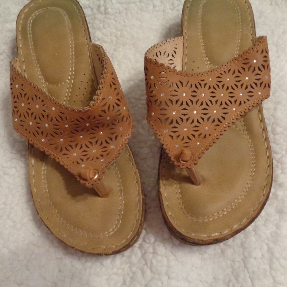 GC Good Choice Women's Wedge Sandals Size 8 - Picture 10 of 11